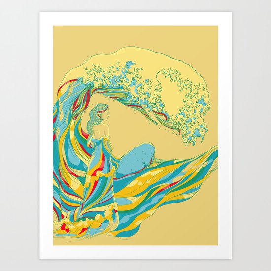 I See My Mother Art Print