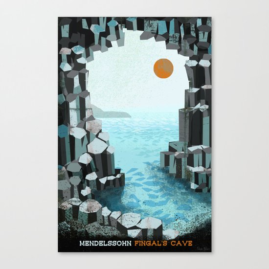 Fingal's Cave Overture - Hebrides - Mendelssohn Canvas Print