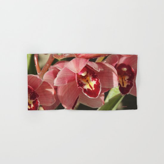 One Orchid on a Line Hand & Bath Towel