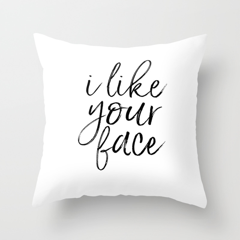 Printable Art Love Sign I Like Your Face Valentines Day Decor Gift
