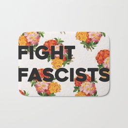 Fight Fascists Bath Mat