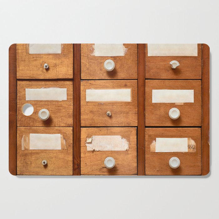chopping board with drawers