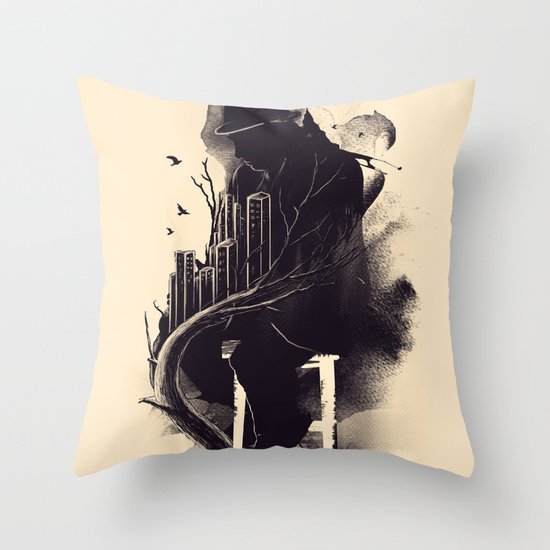 One World, One Mission Throw Pillow