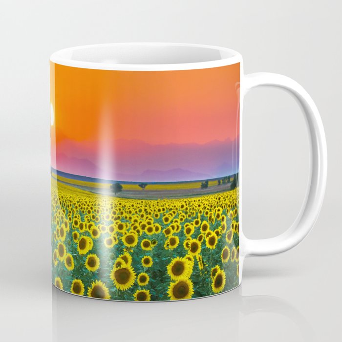 Sunflower Haze Coffee Mug