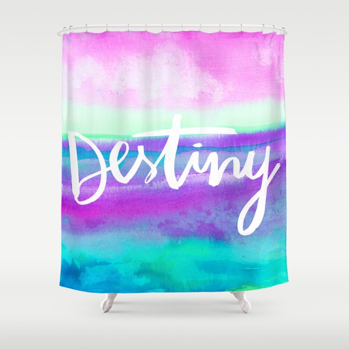 Destiny [Collaboration with Jacqueline Maldonado] Shower Curtain