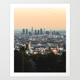 Los Angeles Panorama Art Print