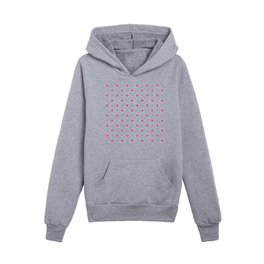 geometric flower 116 pink and blue Kids Pullover Hoodies
