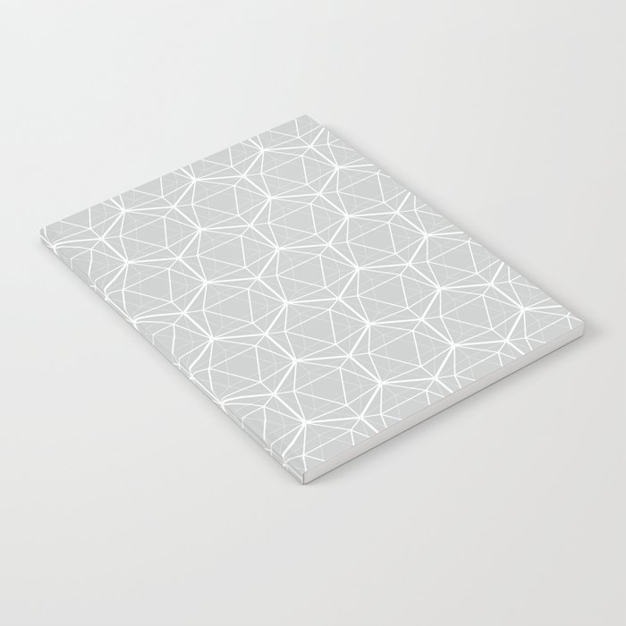 Icosahedron Soft Grey Notebook
