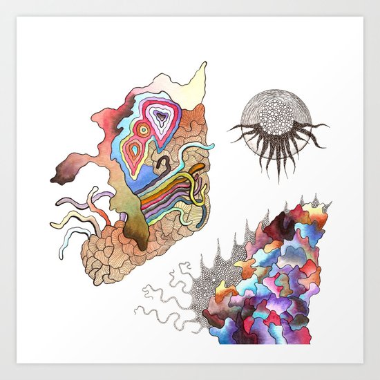 Doo Wop Drone Art Print