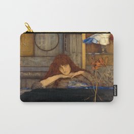 I Lock My Door Upon Myself, 1891 by Fernand Khnopff Carry-All Pouch