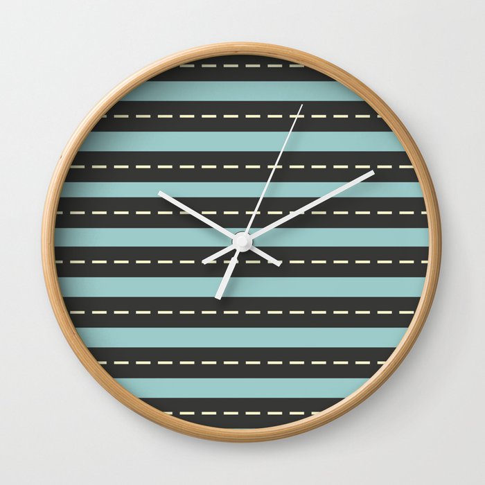 Adorable Design Patterns Wall Clock