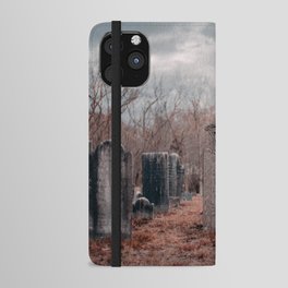 Old Plain Cemetery, North Stonington, CT iPhone Wallet Case