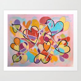LOVE IS LOVE Art Print