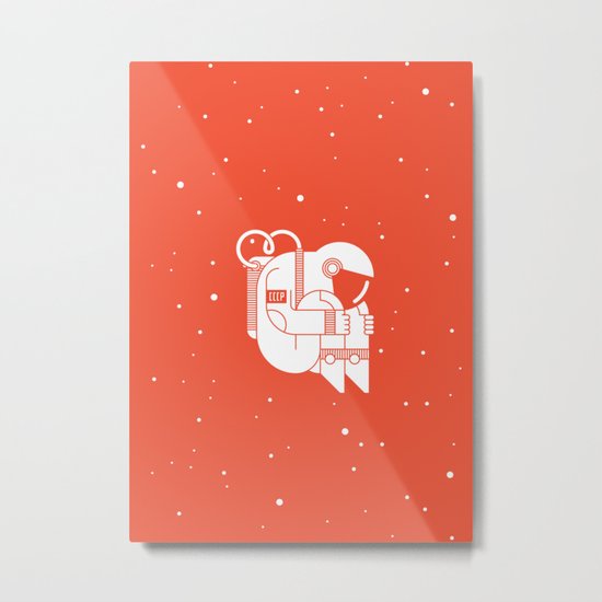 The Cosmonaut Metal Print