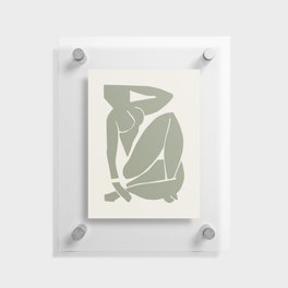 Sage Green Matisse Nude, Henri Matisse Abstract Woman Artwok, Art Decoration Floating Acrylic Print