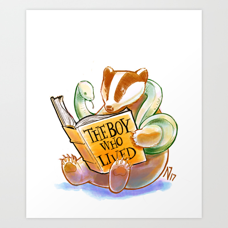 Slytherpuff Art Print by mosnes | Society6