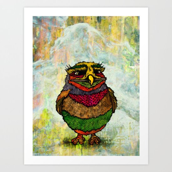 Owly Art Print