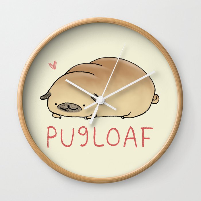 Pugloaf Wall Clock