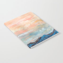 Mountain Sky in Watercolor Notebook