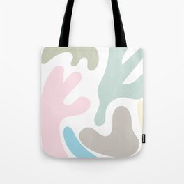 32 Abstract Shapes Pastel Background 220729 Valourine Design Tote Bag