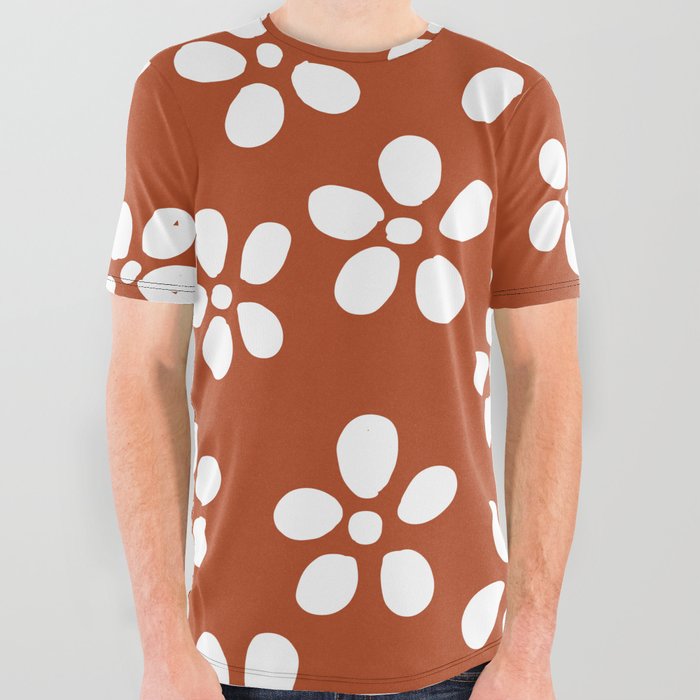 Plum blossoms  All Over Graphic Tee
