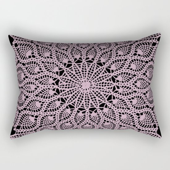 Delicate Pink Rectangular Pillow