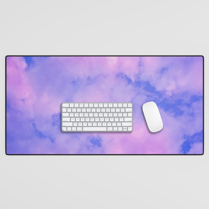 Purple Sky - Clouds Desk Mat