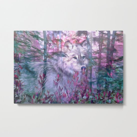 Forest Ghost Metal Print