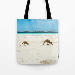 Kangaroos of Lucky Bay Tote Bag