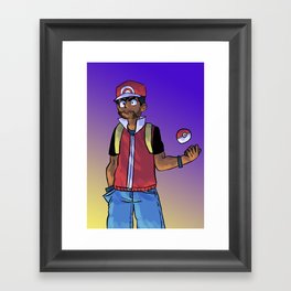 A new trainer has arrived Framed Art Print