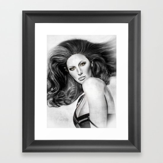 Look into My Eyes Framed Art Print