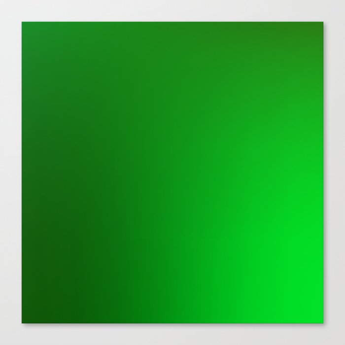 7 Green Gradient Background 220713 Valourine Digital Design Canvas Print