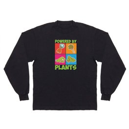 Powered By Plants Veggie Vegan Long Sleeve T-shirt