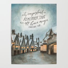 Hogsmeade - Magic Inside Us Poster