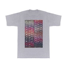 Mixed Berries T Shirt | Pink, Repitition, Fiber, Wool, Color, Rainbow, Crochet, Verigated, Handmade, Photo 