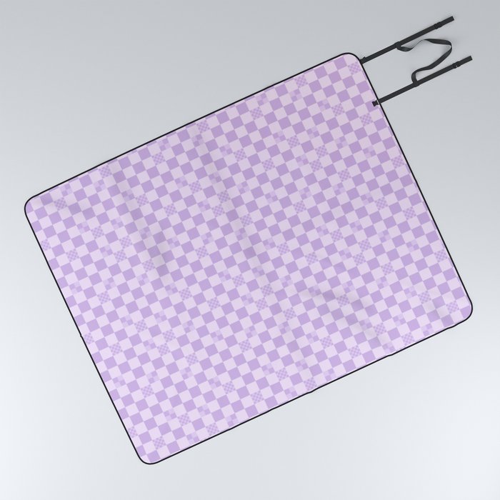 Checks in Checks // Purple Picnic Blanket