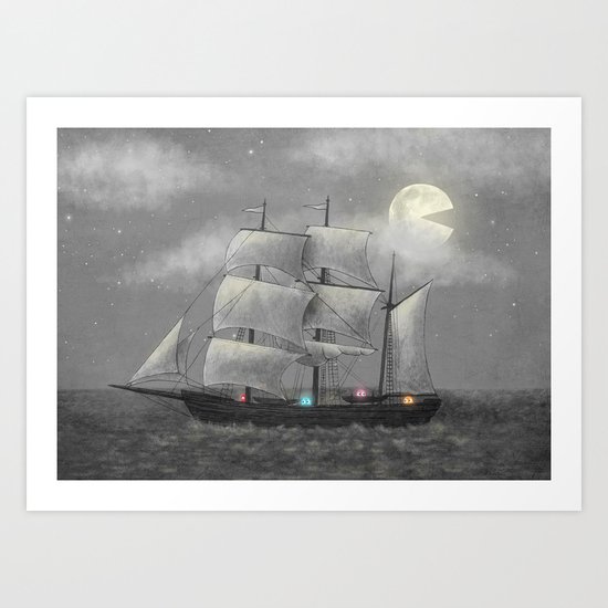 Ghost Ship Art Print