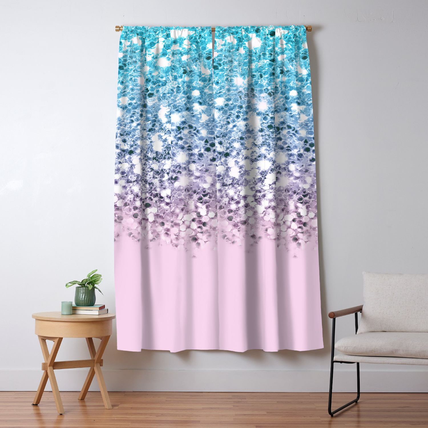 Dazzling Unicorn Gradient Blackout Curtain By Nlmiller07art Society6