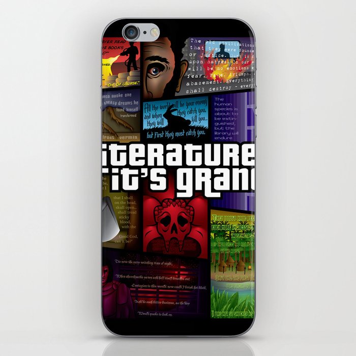 Grand Theft Literature iPhone Skin