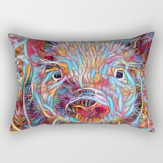 Funky little Piglet Rectangular Pillow