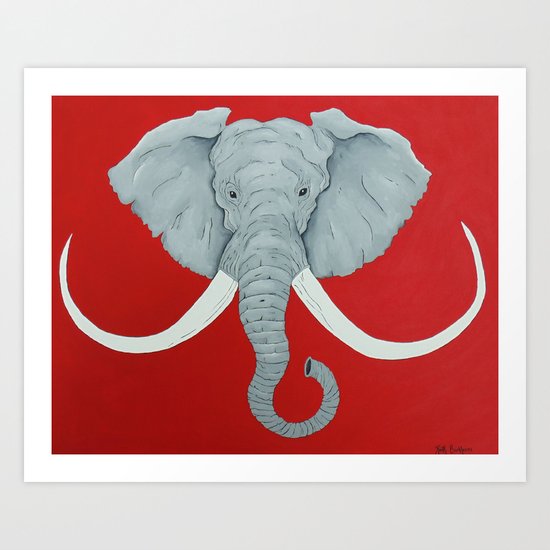 Tusks Art Print