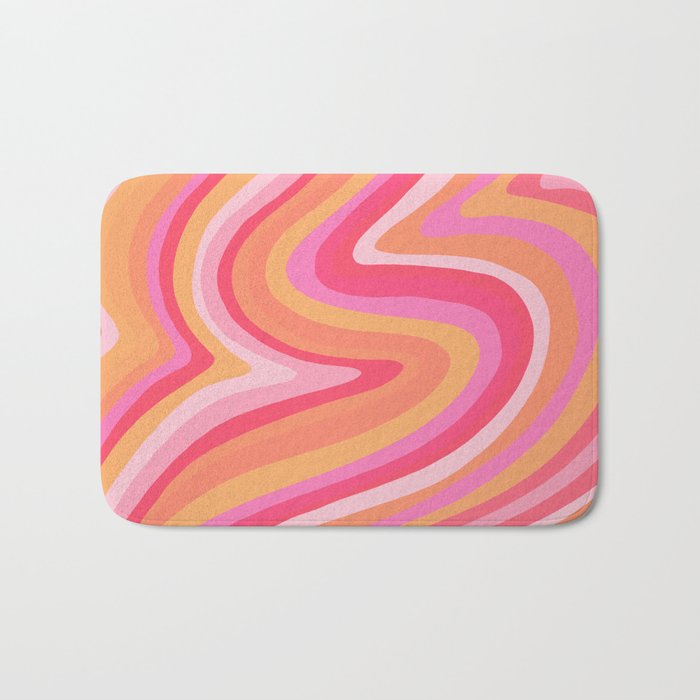 Sunshine Melt – Pink & Peach Palette Bath Mat