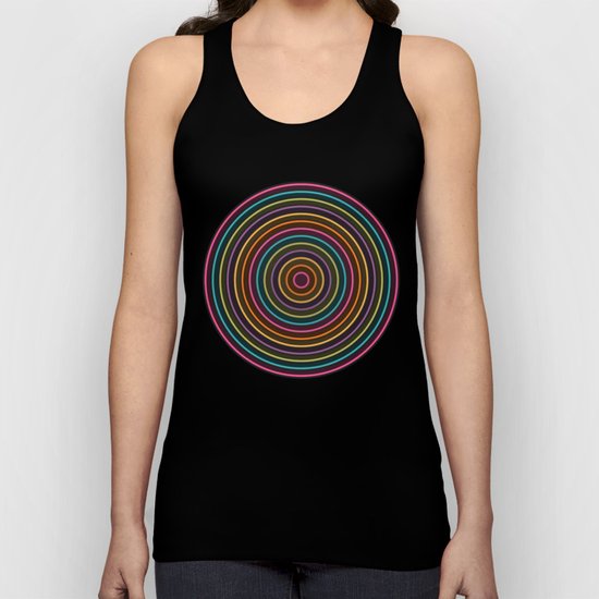 Colorful circle II Unisex Tank Top