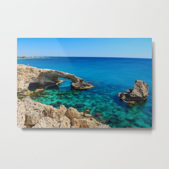 Cyprus Sea II Metal Print