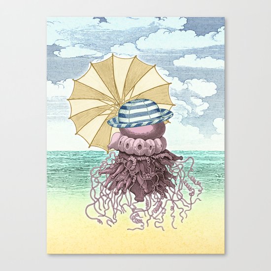 Summer Promenade Canvas Print