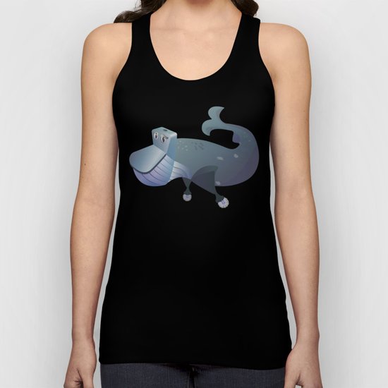 Wc of Whale Unisex Tank Top