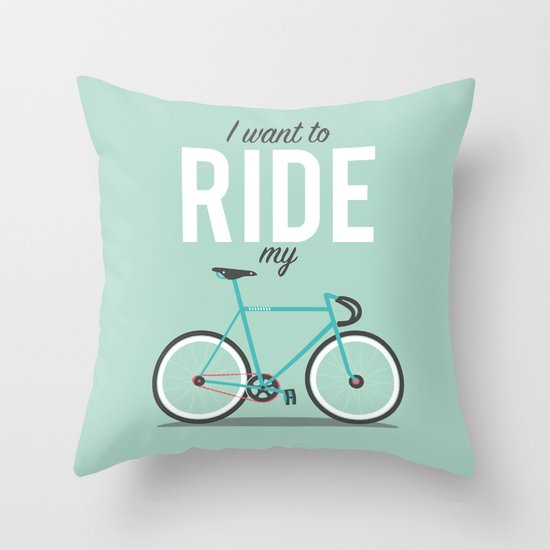 Ride Throw Pillow