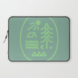 Abstraction_SUNRISE_MOONLIGHT_CAMPING_OUTDOOR_NATURE_POP_ART_0409A Laptop Sleeve