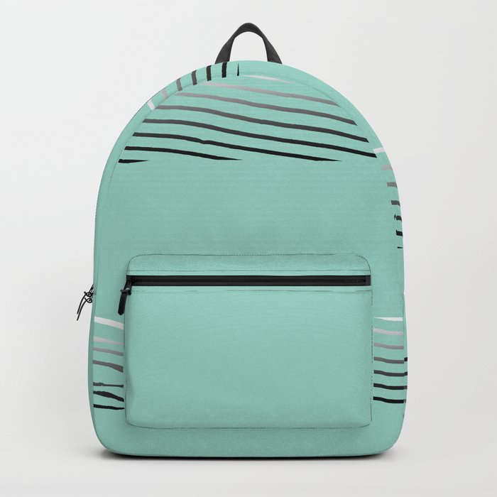 Tiffany blue abstract Backpack