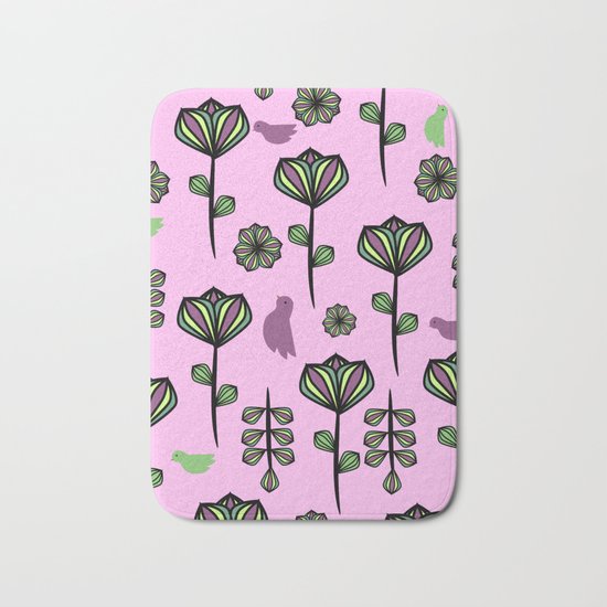 Floral joy Bath Mat